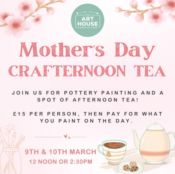 mothers day afternoon tea at the art house eastbourne